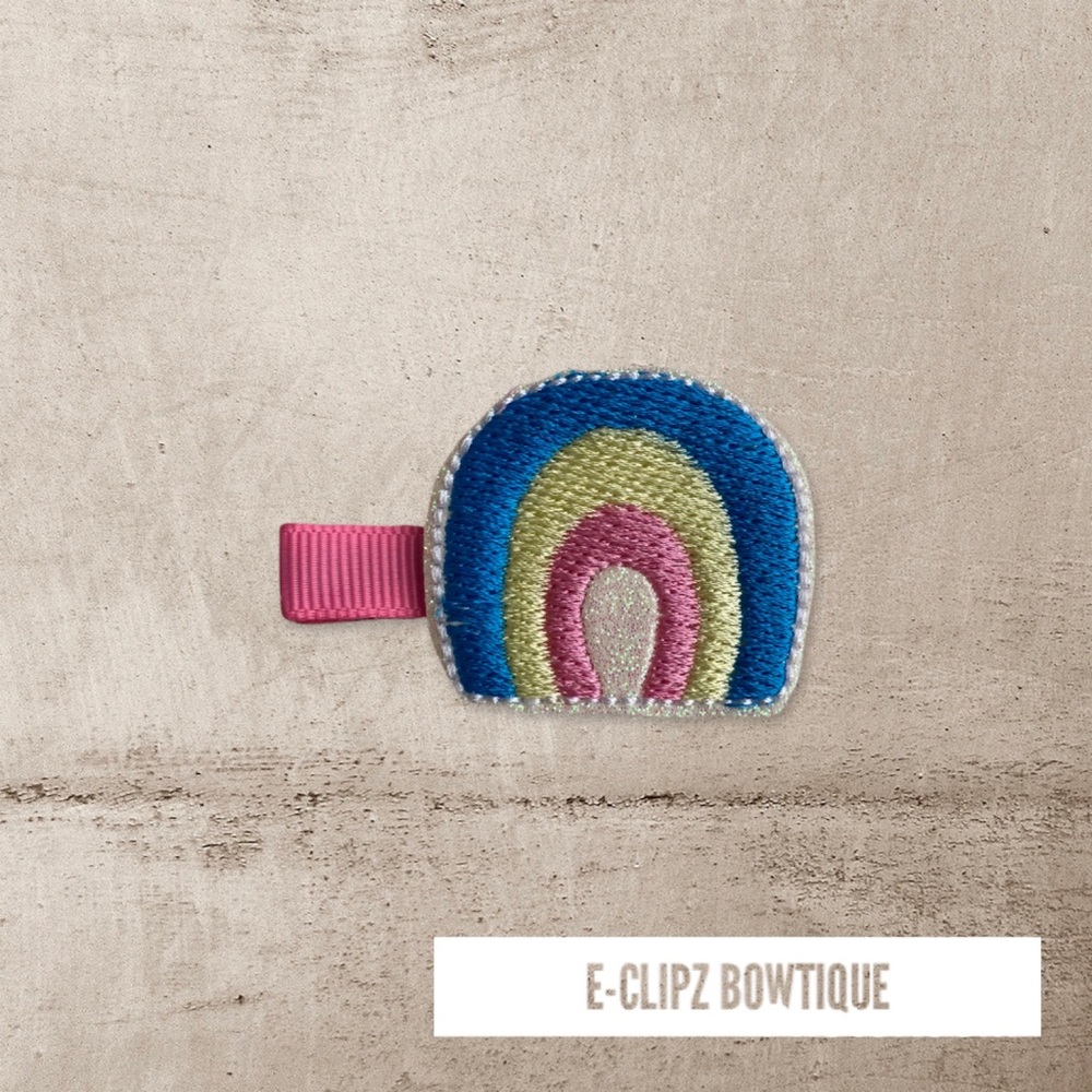 COPY - New rainbow charm hair clip